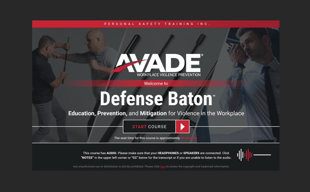 AVADE® Defense Baton™ E-learning